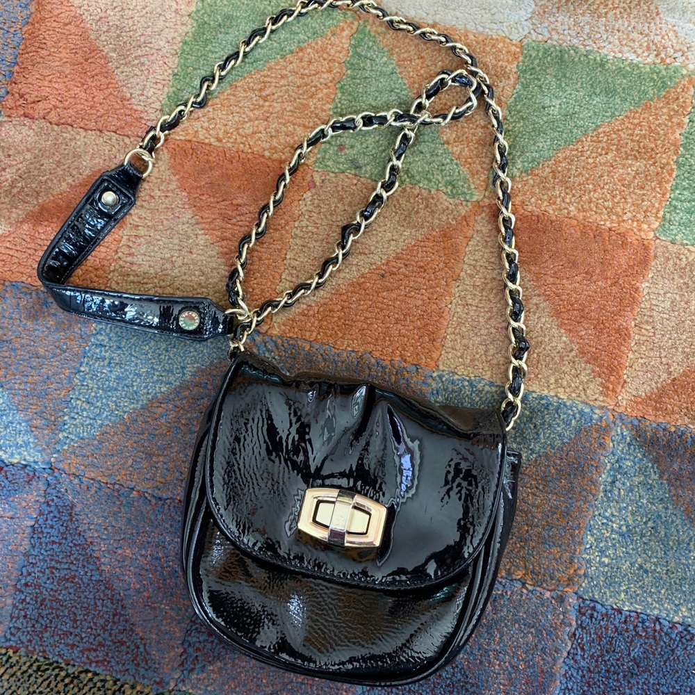 Sweet patent leather crossbody by Steve Madden